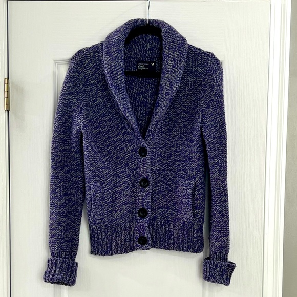 American Eagle Wool Button Sweater - Picture 1 of 7